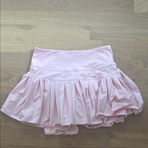 Chic Light Pink Mini Skirt